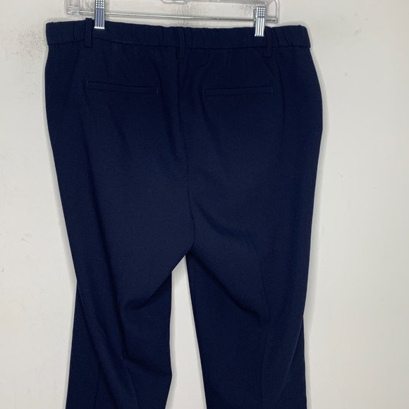 Talbots Cambridge Pants Size 14W Navy Blue Business Office Work - Picture 5 of 10